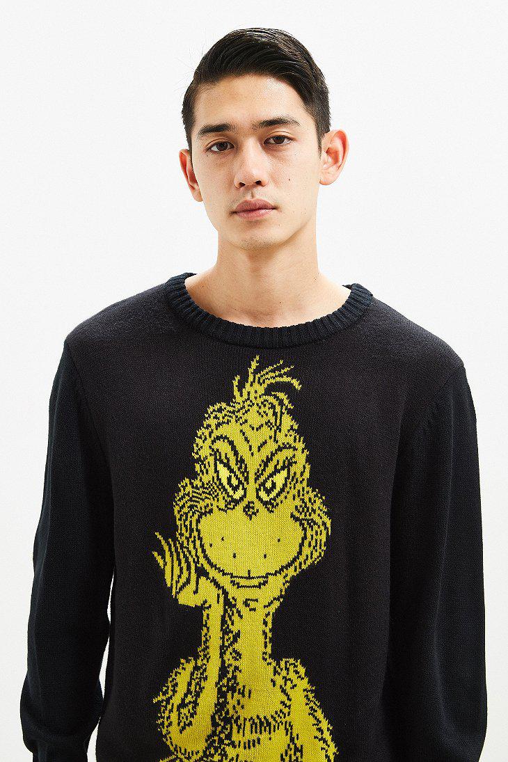 black grinch sweater