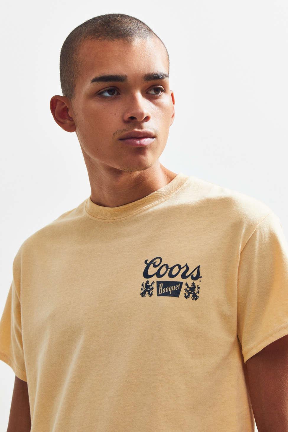 Urban Outfitters Coors Golden Colorado Tee in Yellow for Men | Lyst
