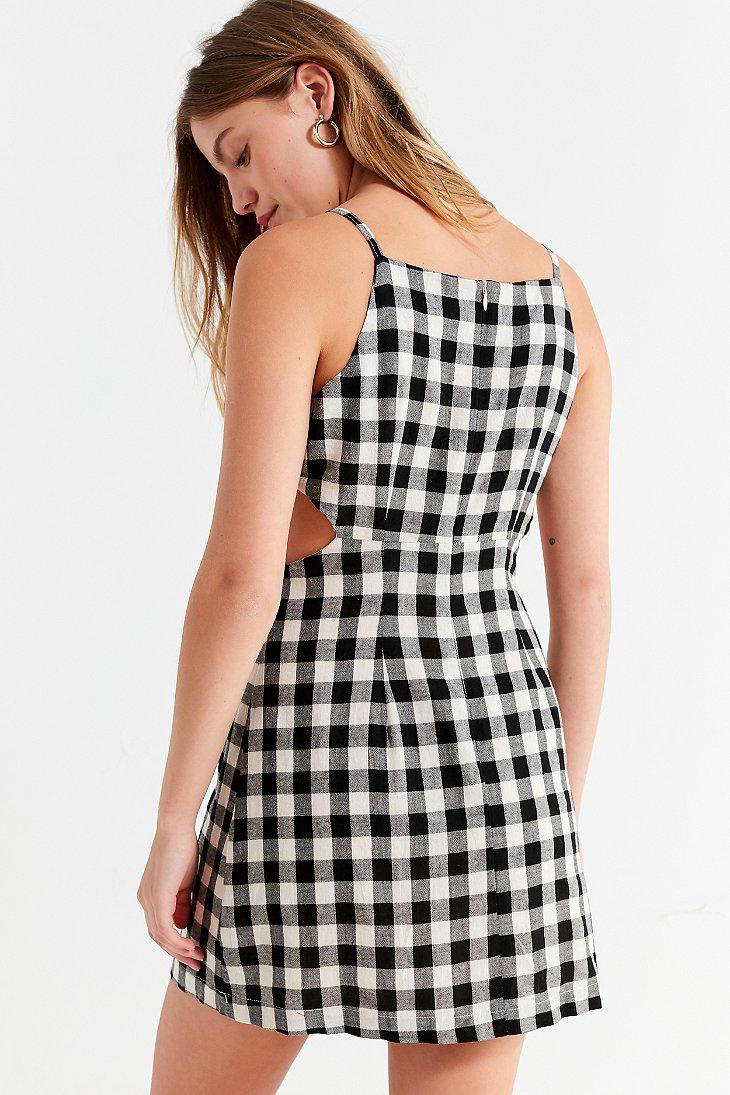 urban outfitters black and white dress