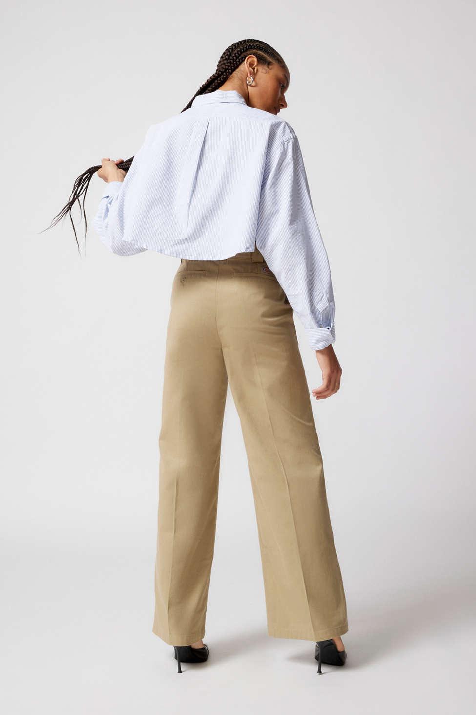 Ansigt opad Glimte Permanent Dickies Workwear Wide-leg Pant in Natural | Lyst