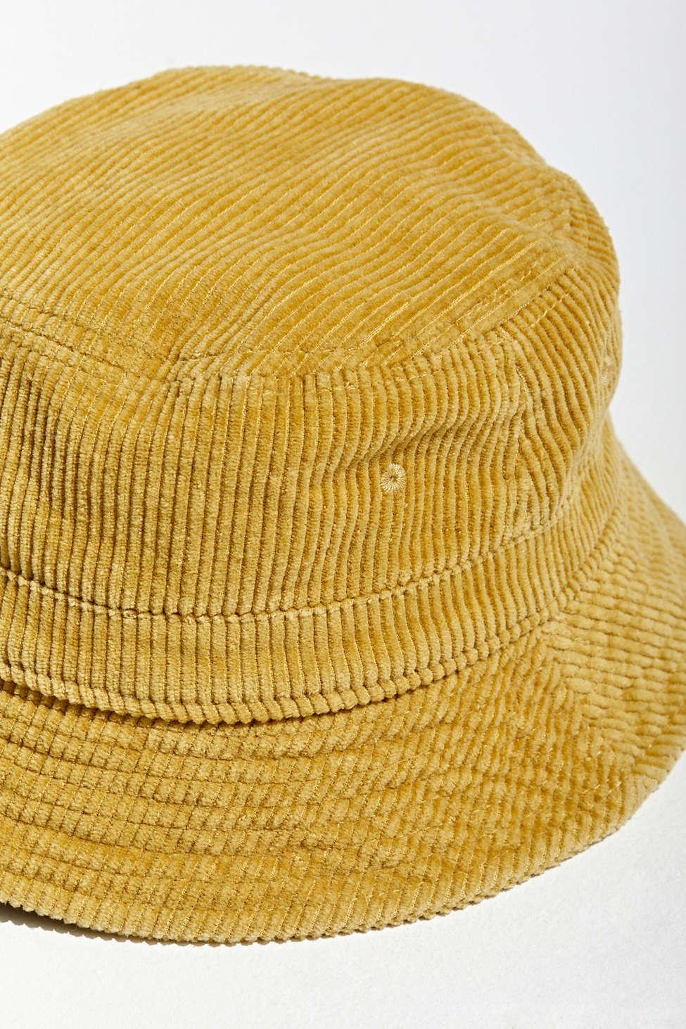 Uo Washed Corduroy Bucket Hat 