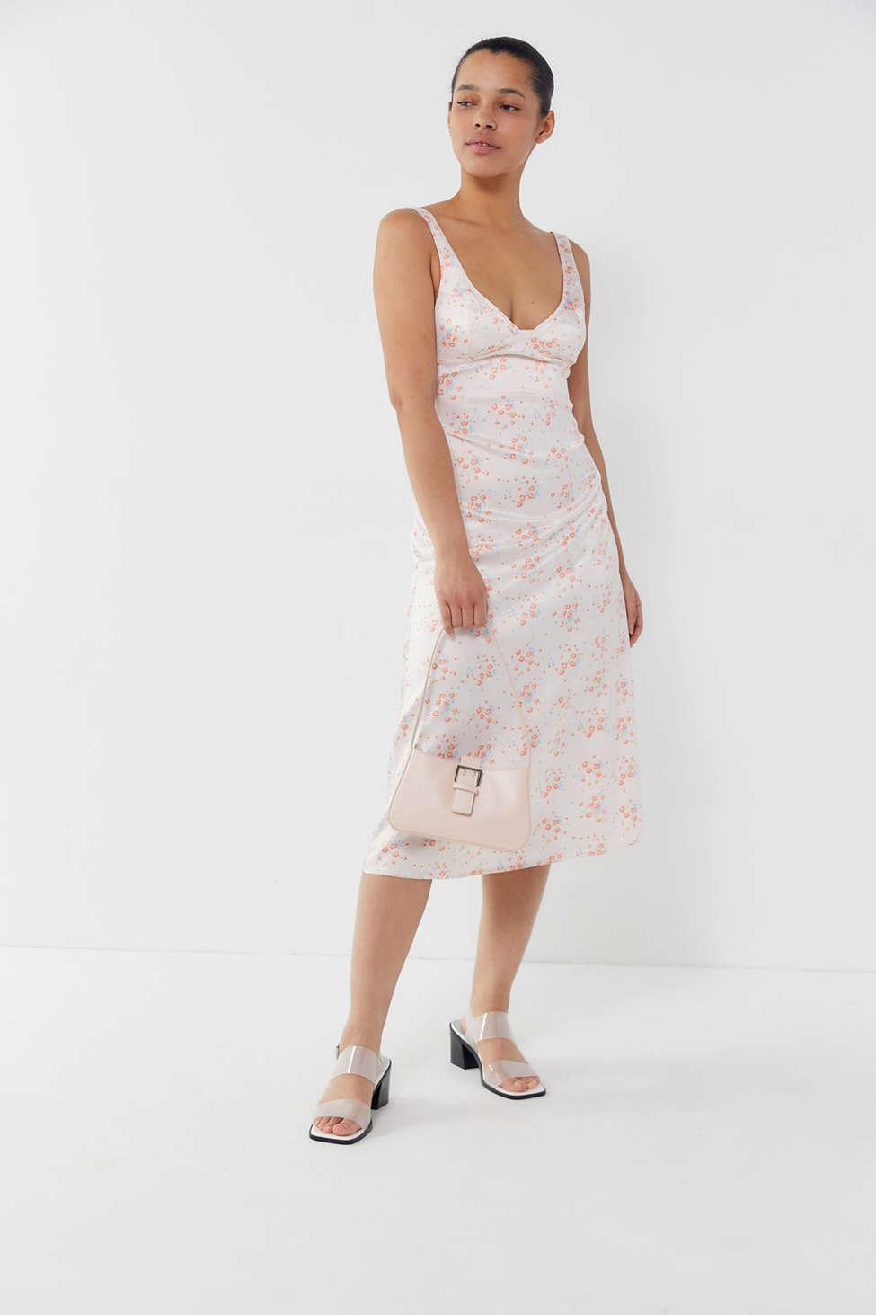 urban outfitters floral midi dress
