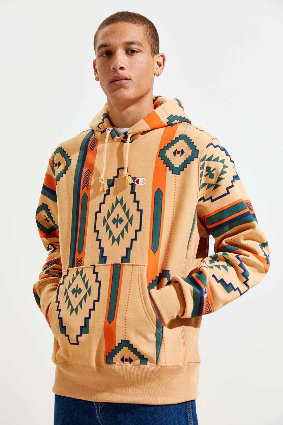 Champion Champion Uo Exclusive Southwestern Hoodie Sweatshirt for Men | Lyst