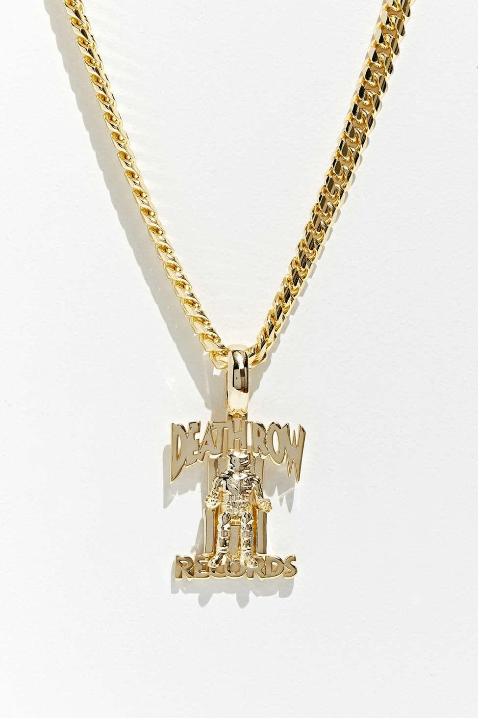 Urban Outfitters King Ice X Death Row Records Necklace for Men | Lyst