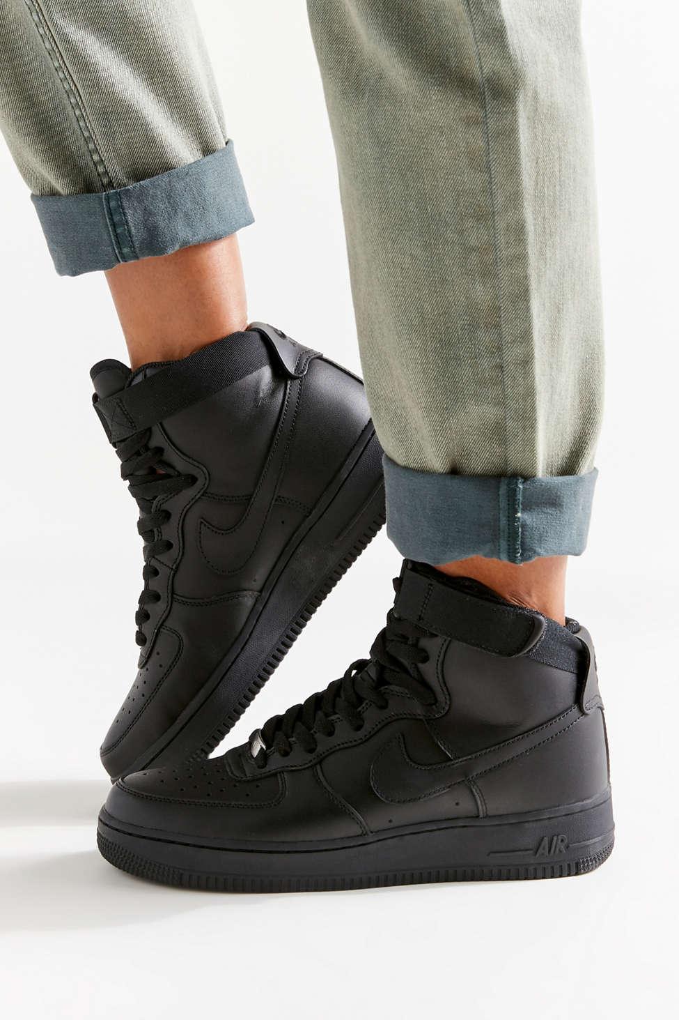 nike air force 1 high black outfit