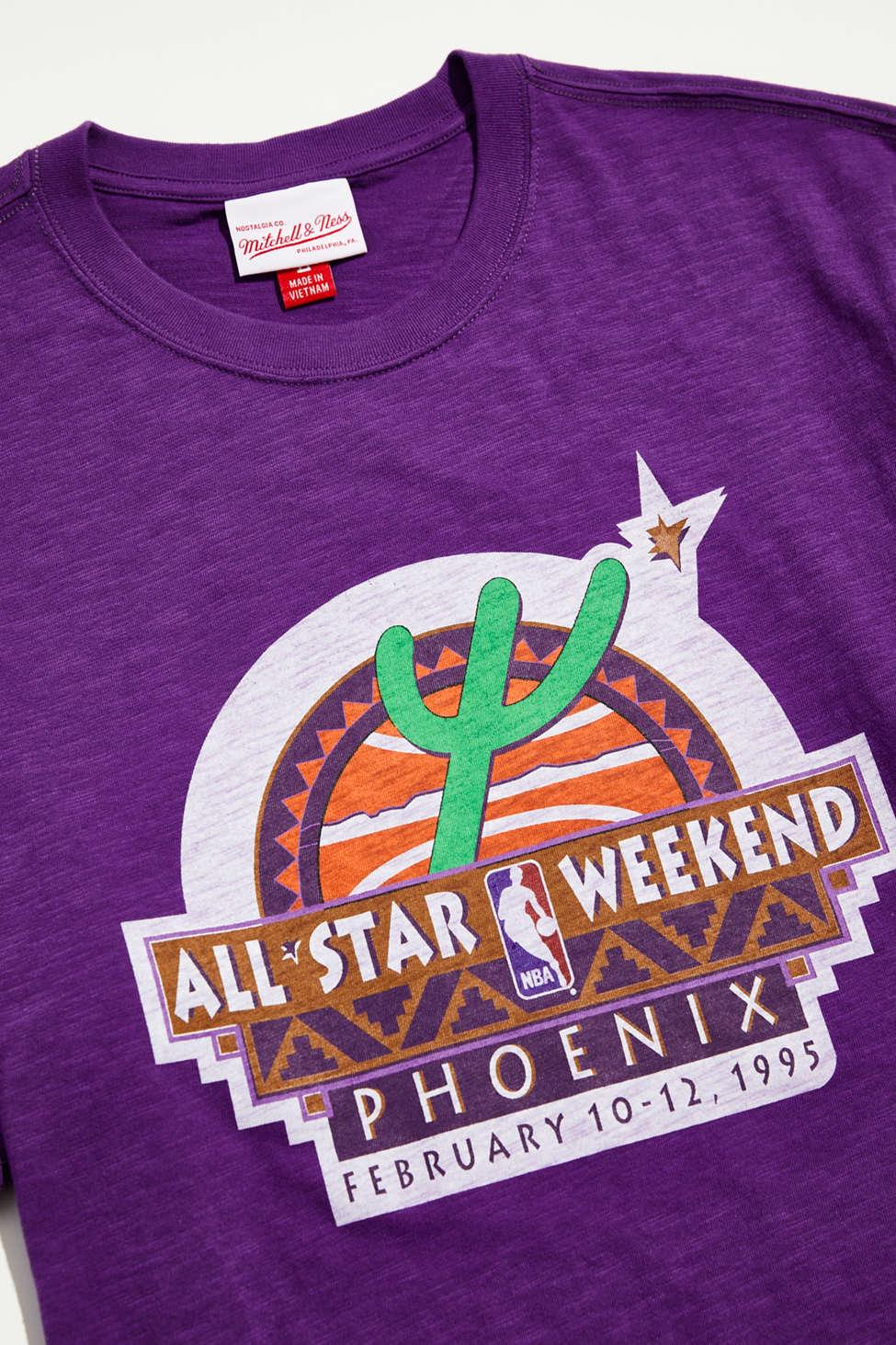Mitchell & Ness 1995 Nba All Star Tee in Purple for Men | Lyst