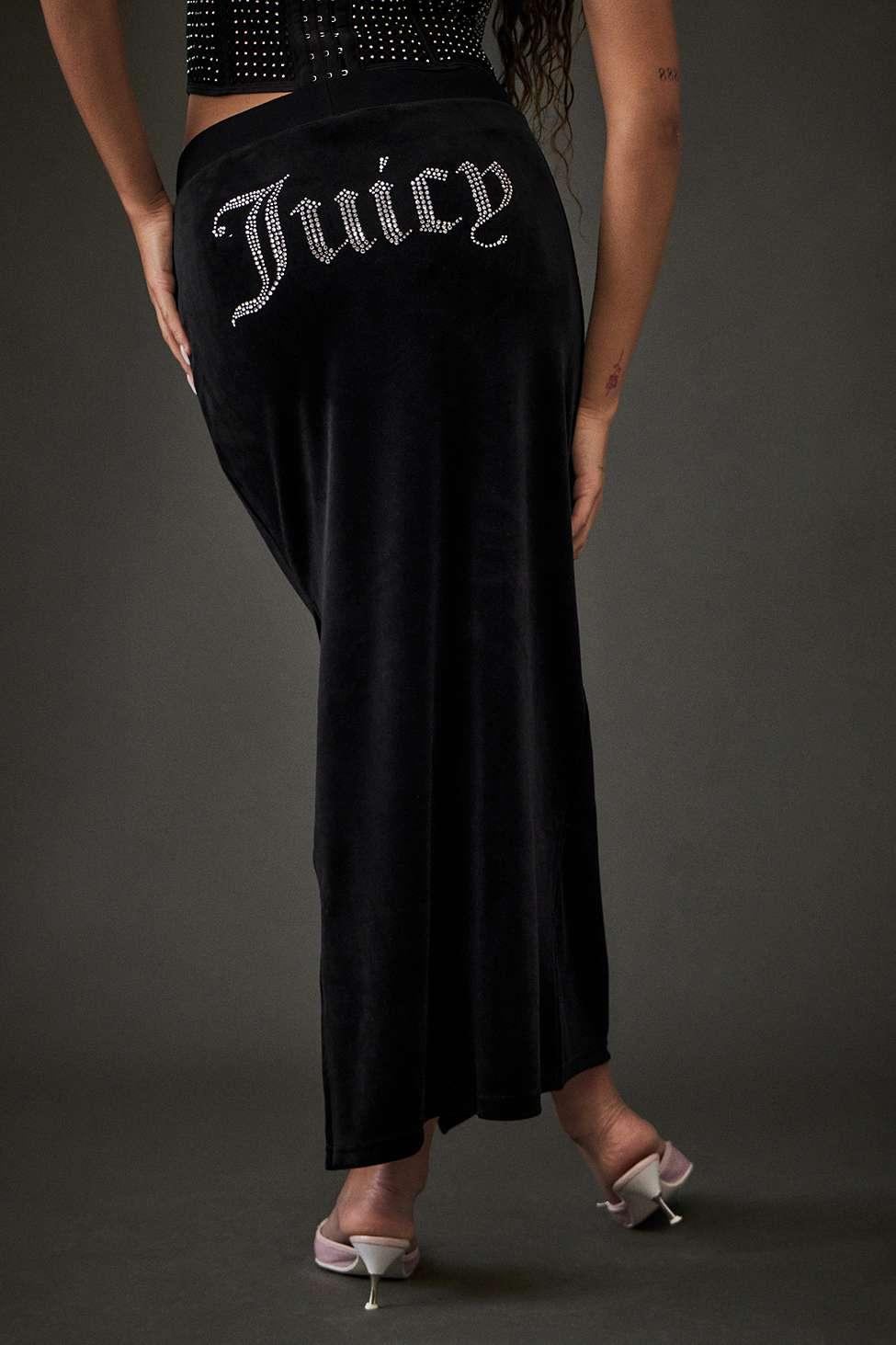 Juicy Couture Steph Column Midi Skirt in Black Lyst UK