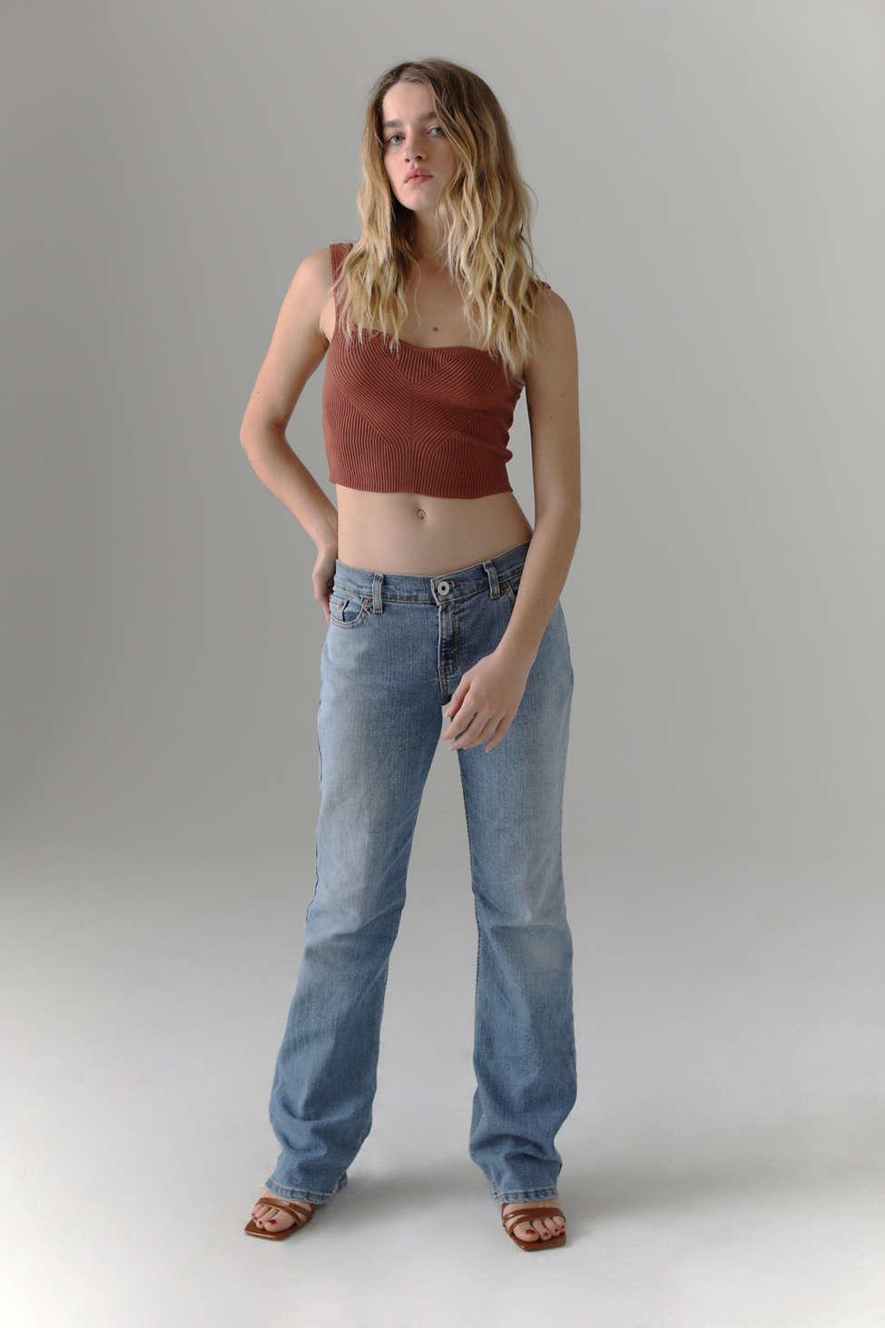 Introducir 72+ imagen low rise flare jeans levi’s