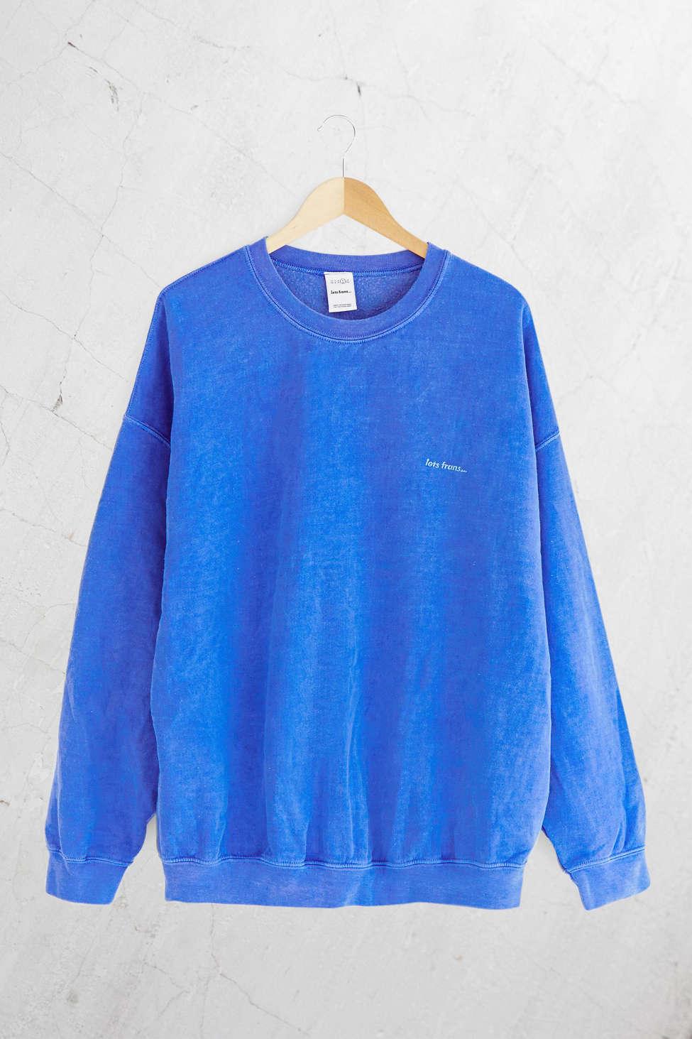 iets frans blue sweatshirt