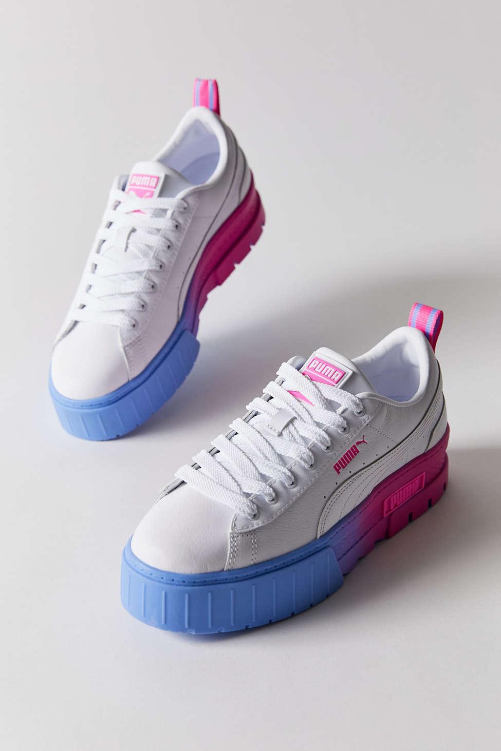 puma pink white