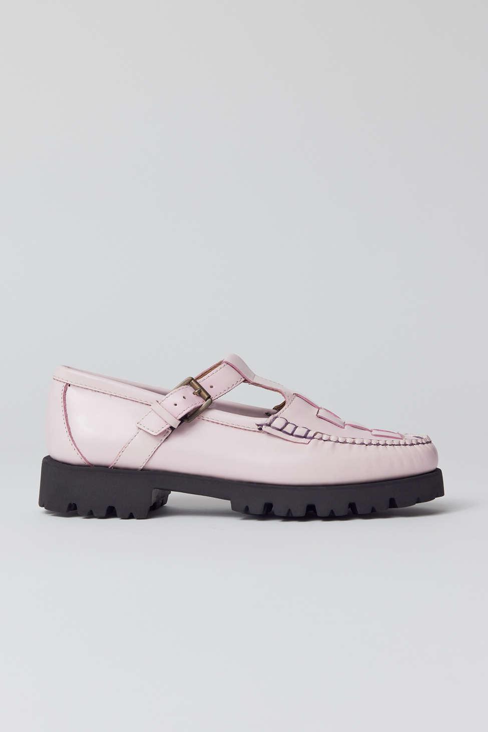 G.H. Bass & Co. G. H.bass Fisherman Mary Jane Loafer In Light Lilac,at ...