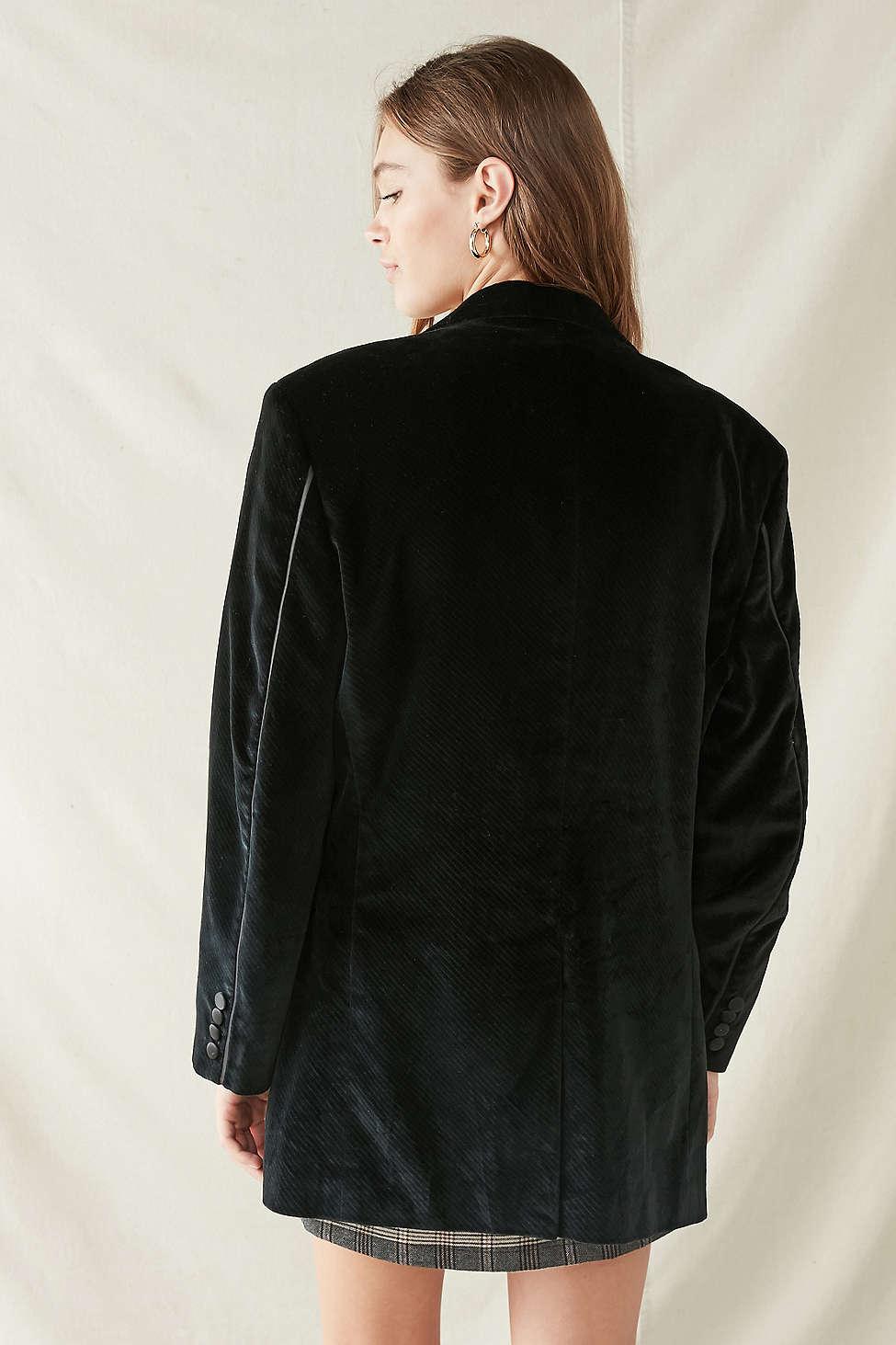 vintage velvet blazer