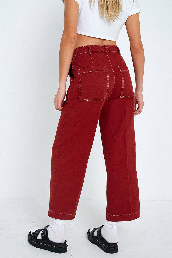 bdg contrast stitch carpenter jean