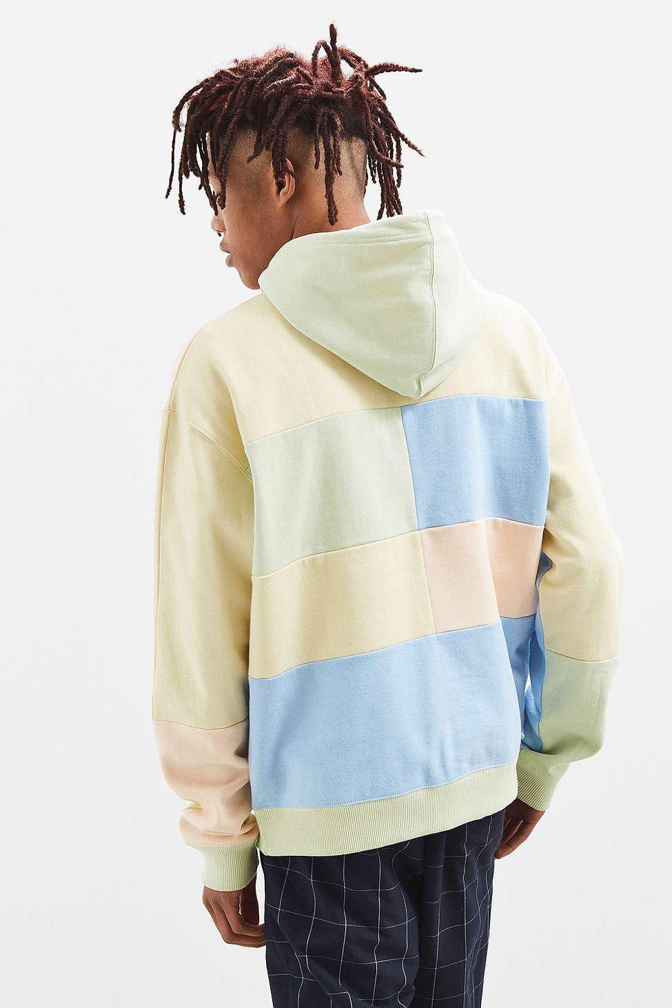 levis raw cut cb crop hoodie
