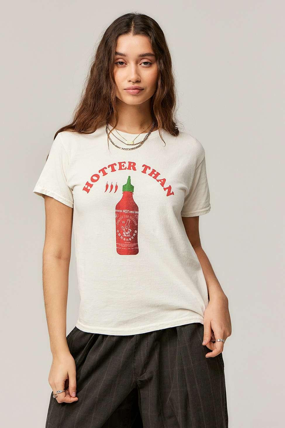 Urban Outfitters Uo Sriracha T shirt in White Lyst UK