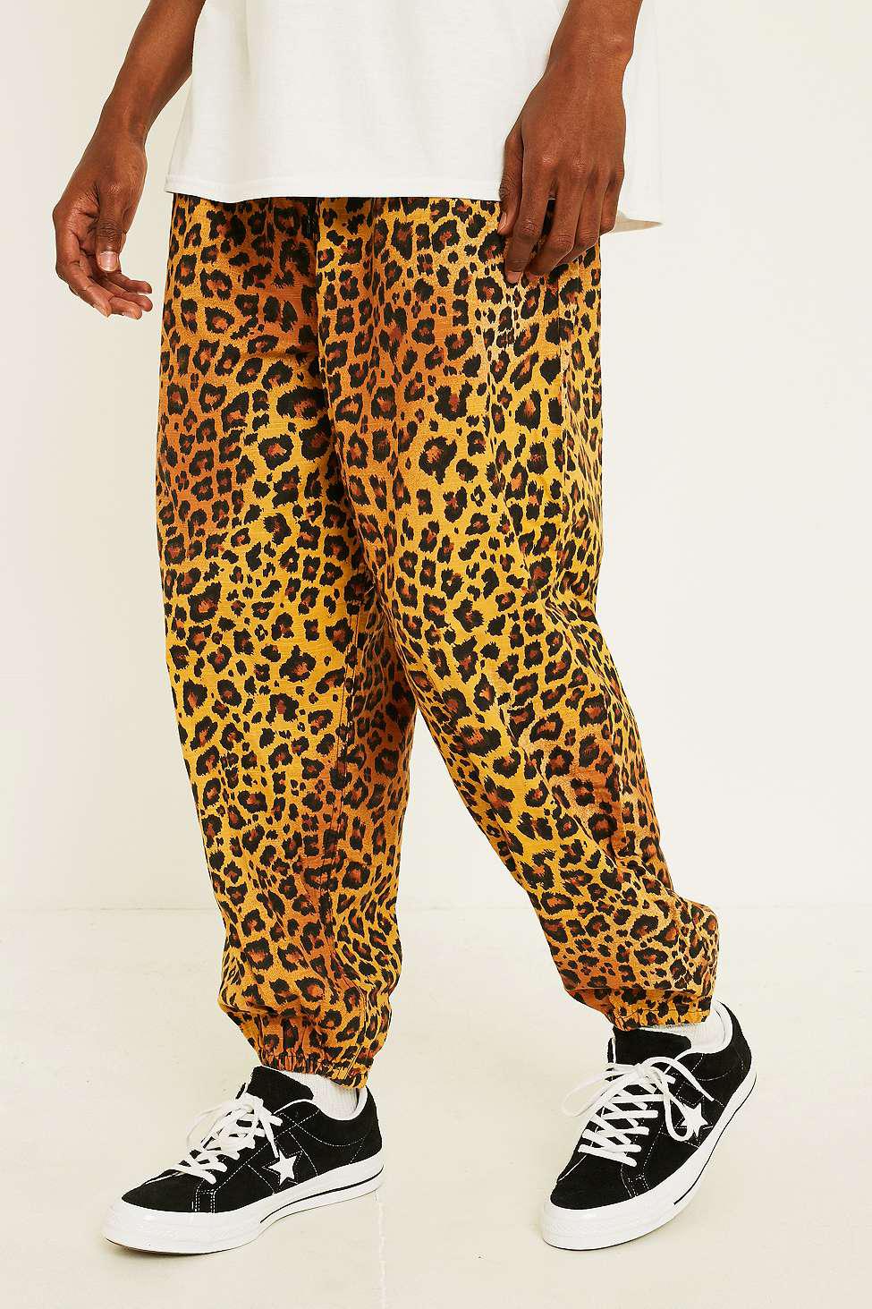 urban outfitters leopard print trousers