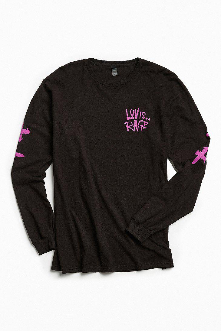 Urban Outfitters Lil Uzi Luv Is Rage Long Sleeve in Black for Men | Lyst