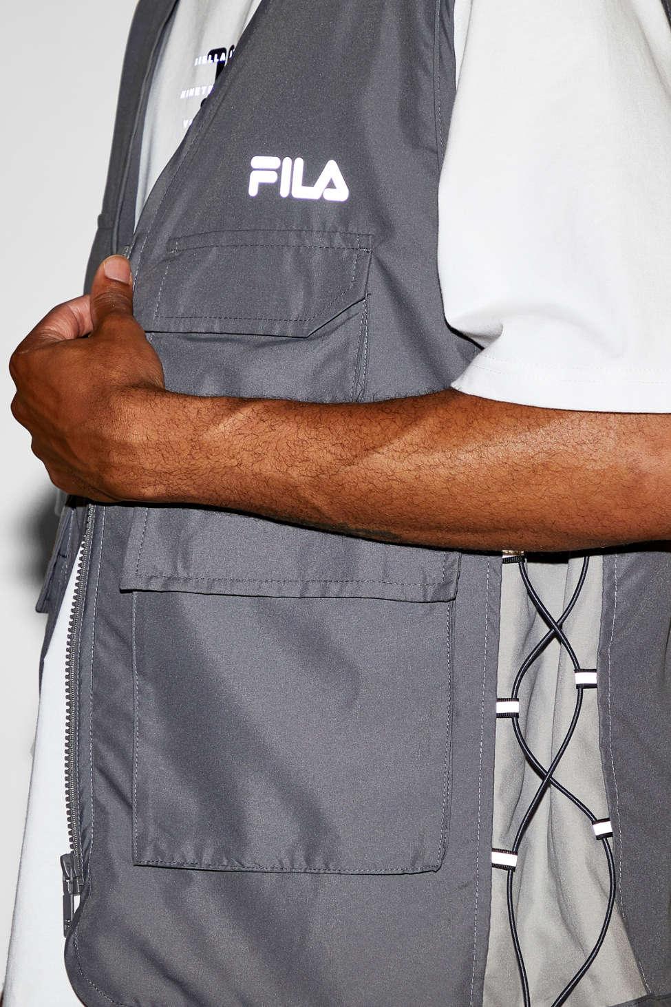 fila utility cargo vest