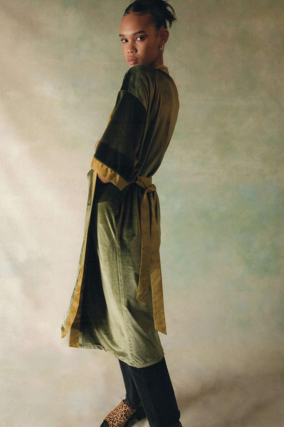 Urban Outfitters Spellbound Velvet Robe 