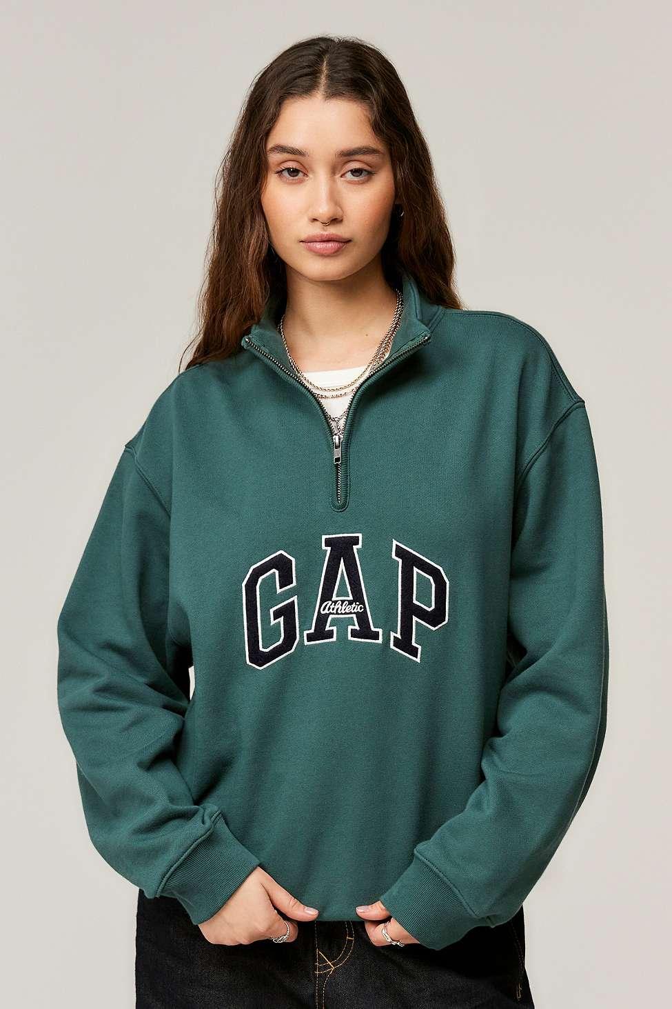 Heavyweight Gap Half Zip Sweatshirt Gap Quarter Zip Sweatshirt