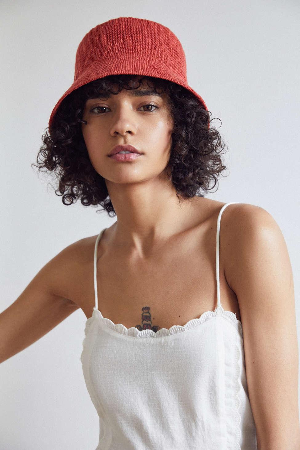 woven bucket hat