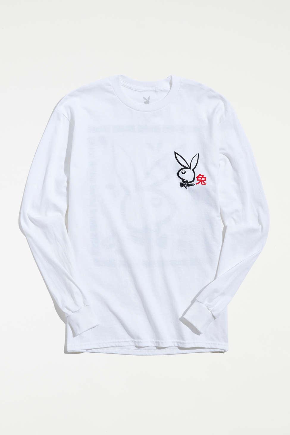 Urban Outfitters Playboy Year Of The Rabbit Long Sleeve Tee in Blue for Men  | Lyst