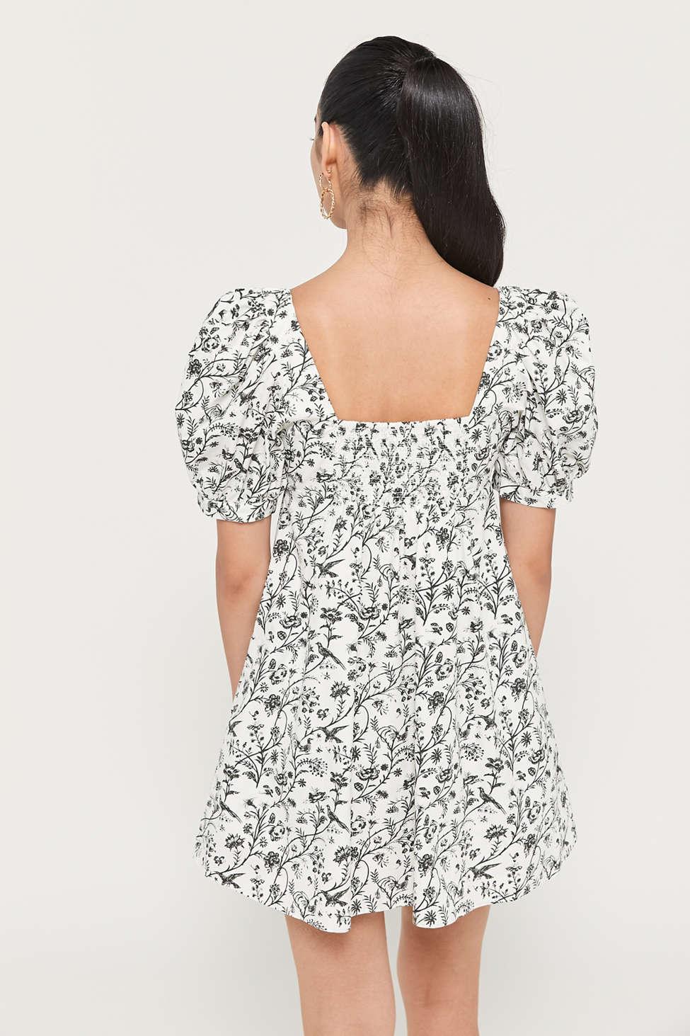 laura ashley uo exclusive penelope toile babydoll dress