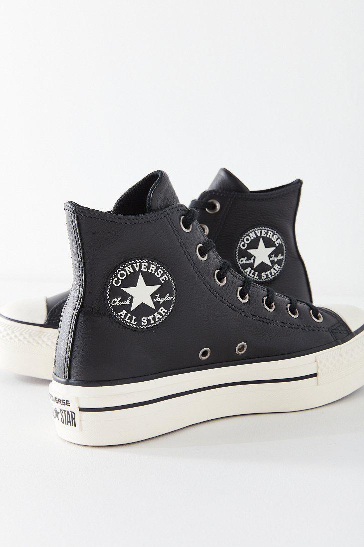 Converse Leather Converse Chuck Taylor All Star Platform High Top ...