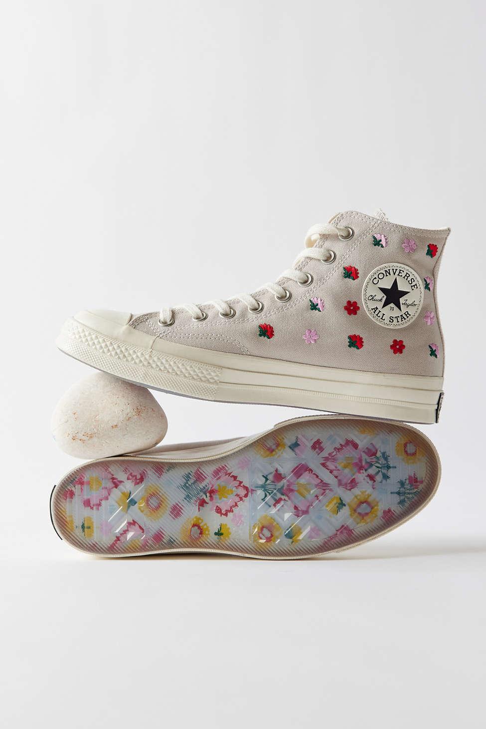 Converse Chuck 70 Floral Embroidery High Top Sneaker | Lyst