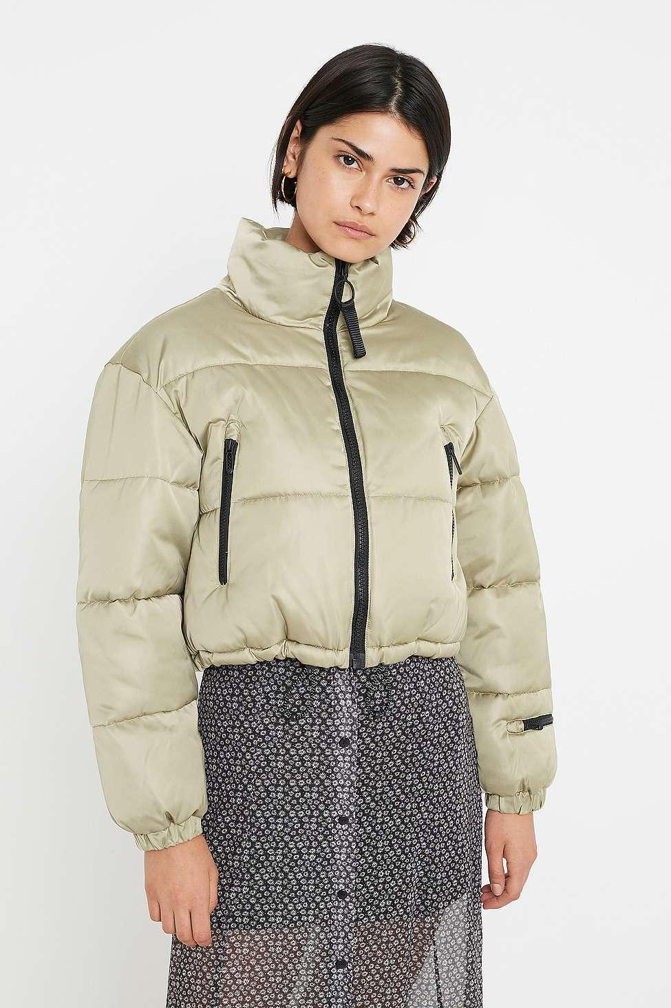 super cropped puffer jacket