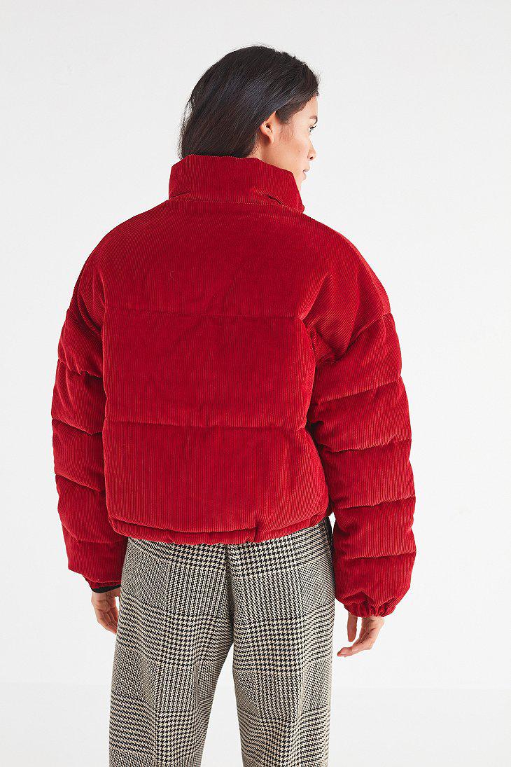 Urban Outfitters Uo Corduroy Puffer 
