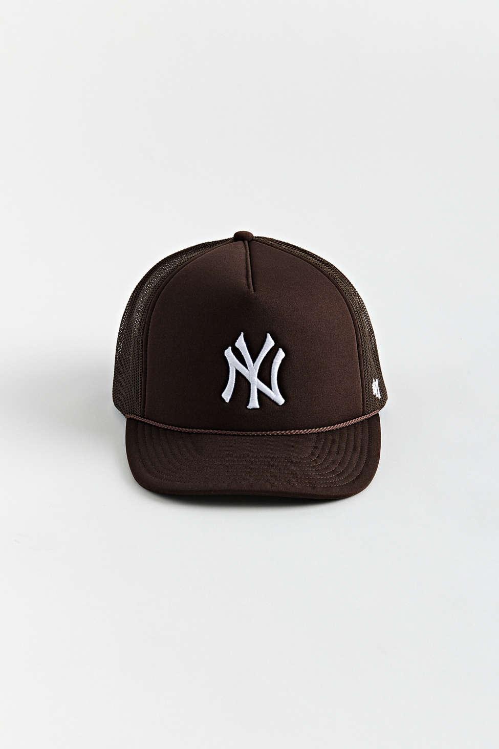 47 Uo Exclusive Yankees Trucker Hat in Black Men | Lyst