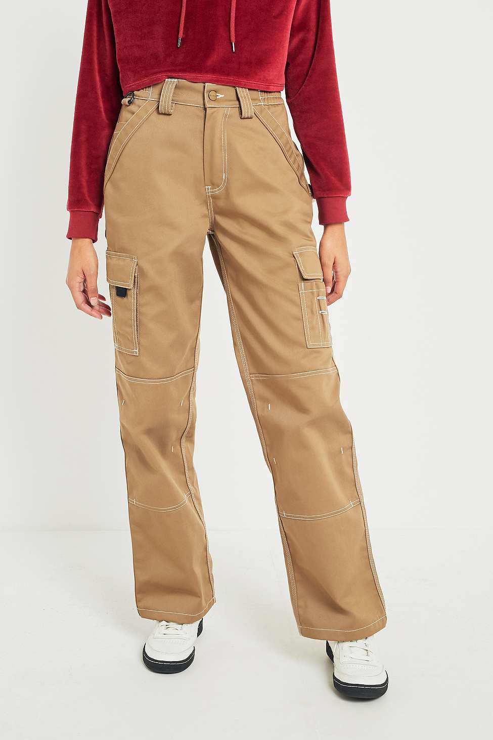 Dickies Synthetic X Uo Brown Carpenter Contrast-stitch Trousers - Lyst