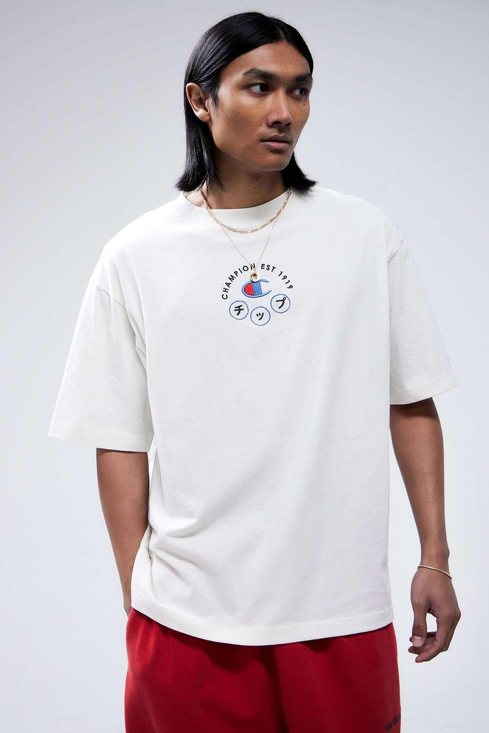 Champion Uo Exclusive White Japanese Arc T-shirt for Men Lyst UK