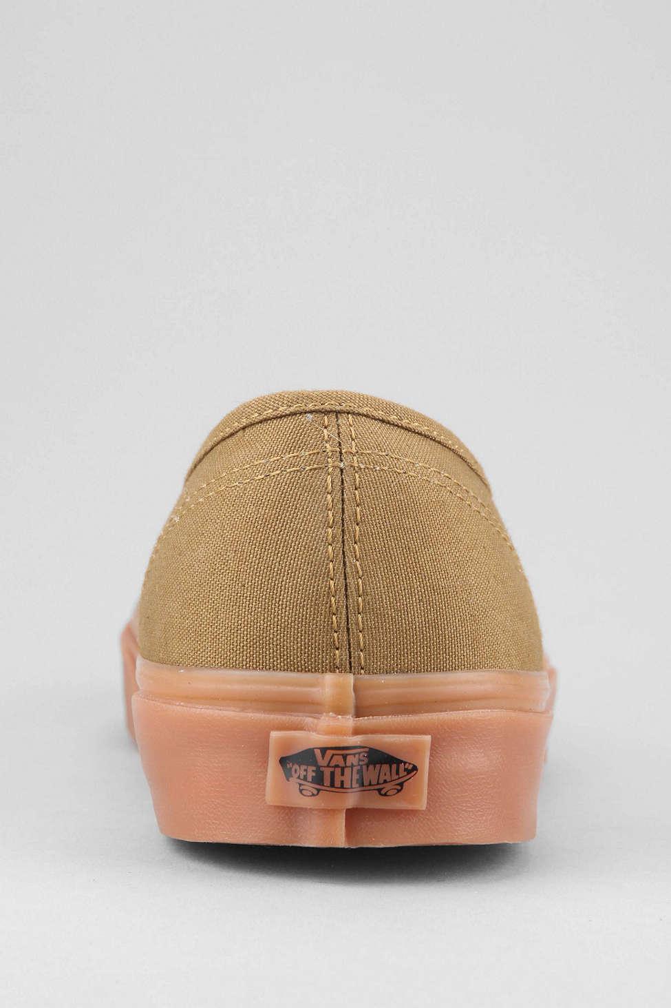 checkered vans with brown sole