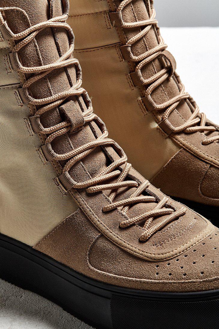 Download Urban Outfitters Canvas Uo Michael Sneakerboot in Tan ...