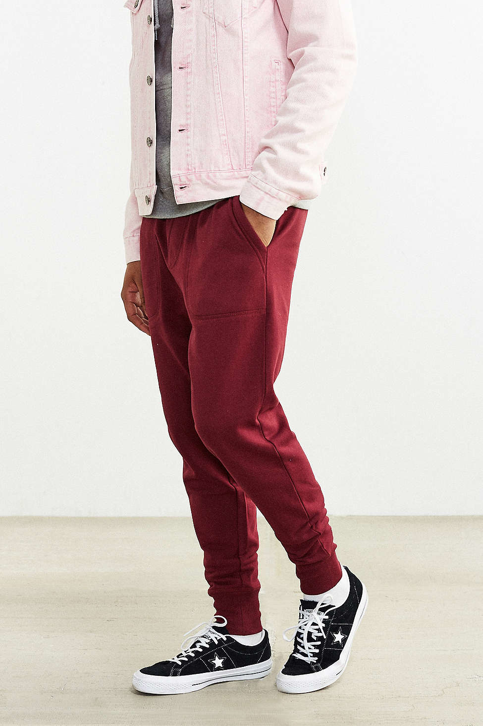 men's knit jogger pants