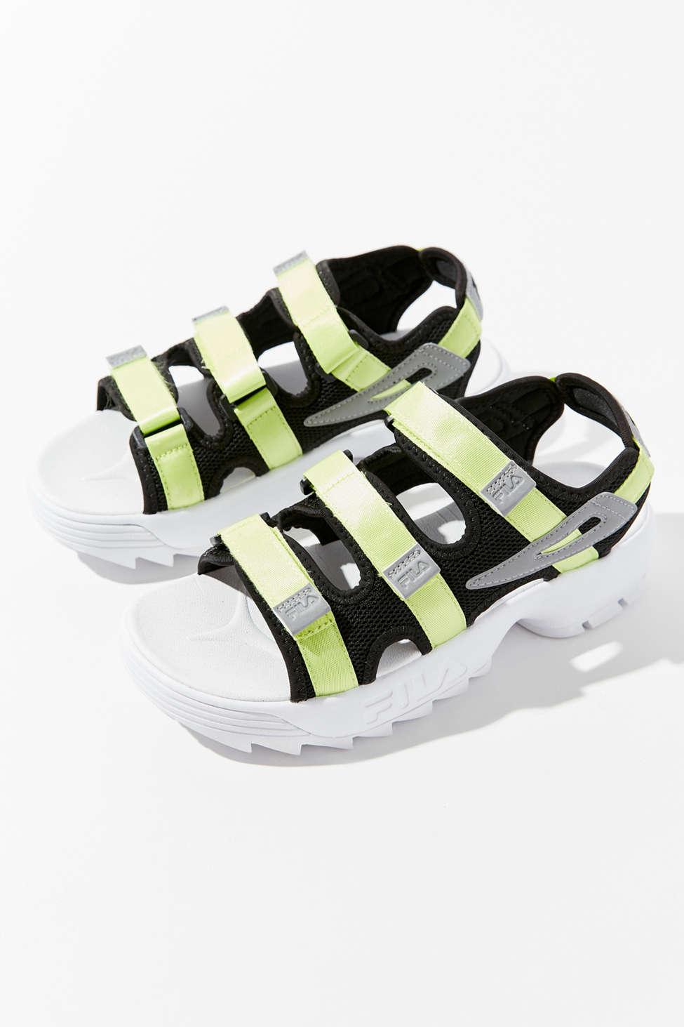 fila uo exclusive disruptor sandal