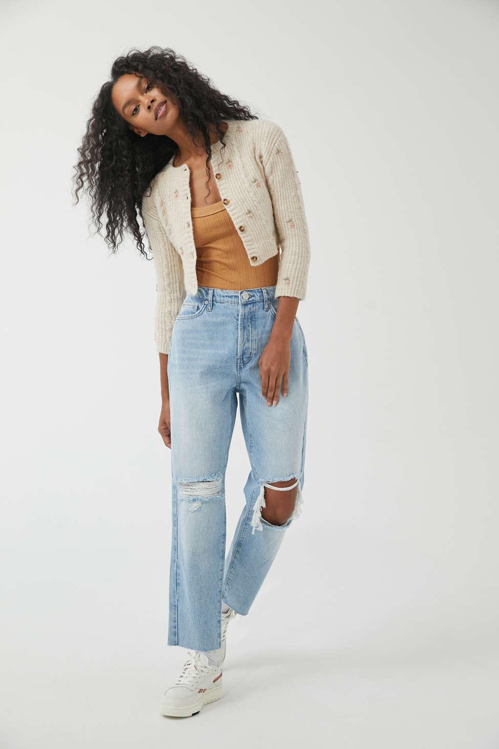 BDG High-waisted Slim Straight Jean in Blue | Lyst