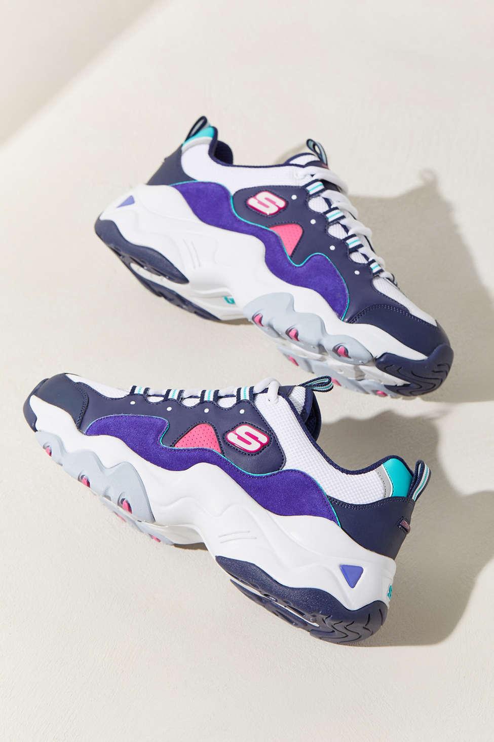 Billy Sta in plaats daarvan op Uitstekend Skechers D'lites 3 Zenway Women's Sneaker in Purple | Lyst