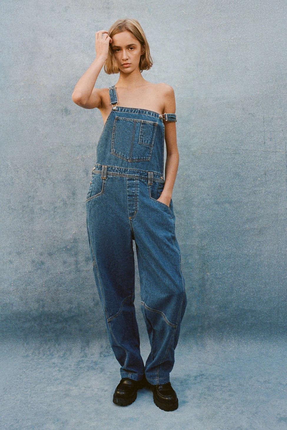 BDG Baggy Denim Overall in Blue | Lyst