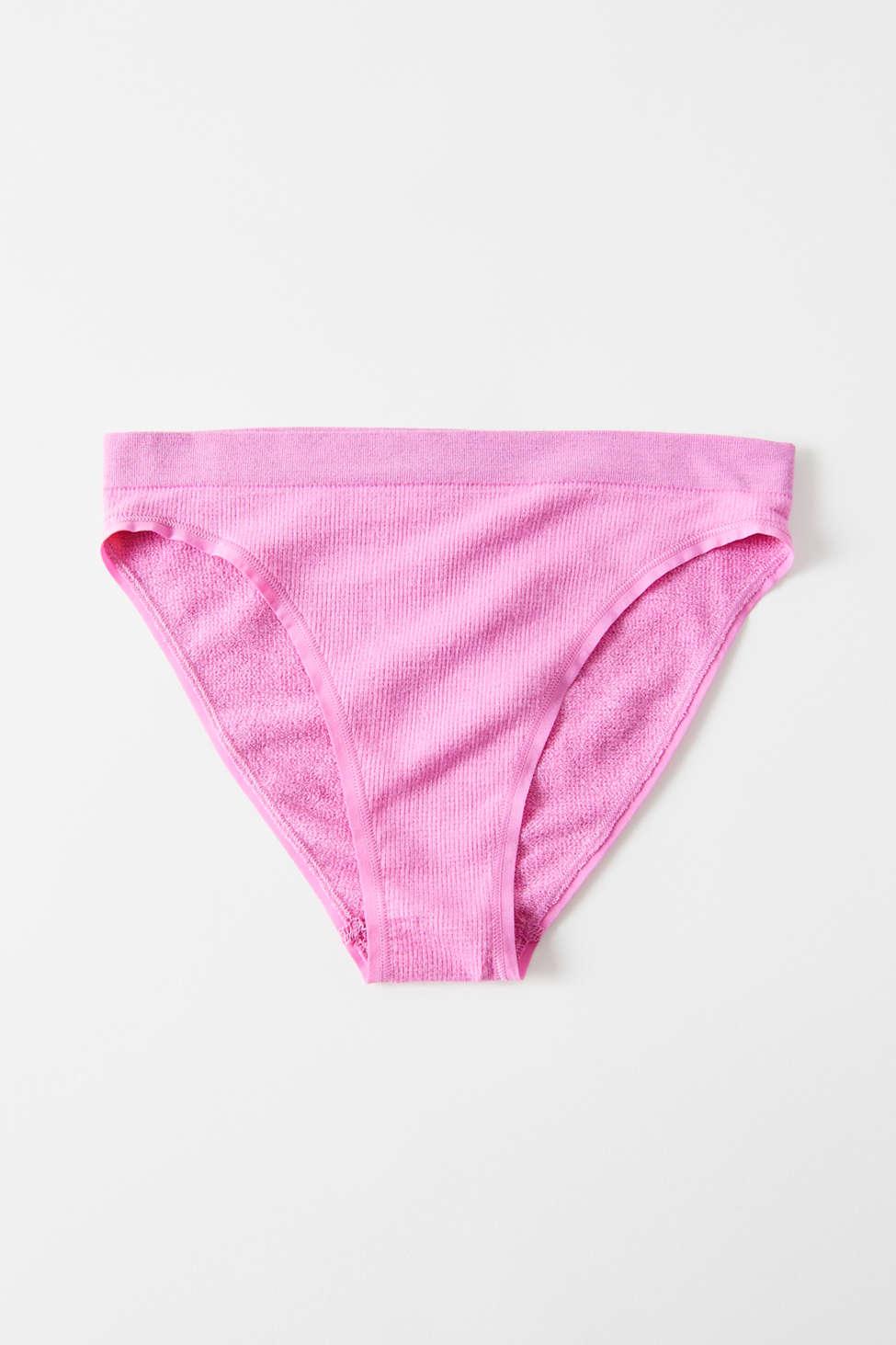 Out From Under Markie Seamless Ribbed Bikini in Pink | Lyst
