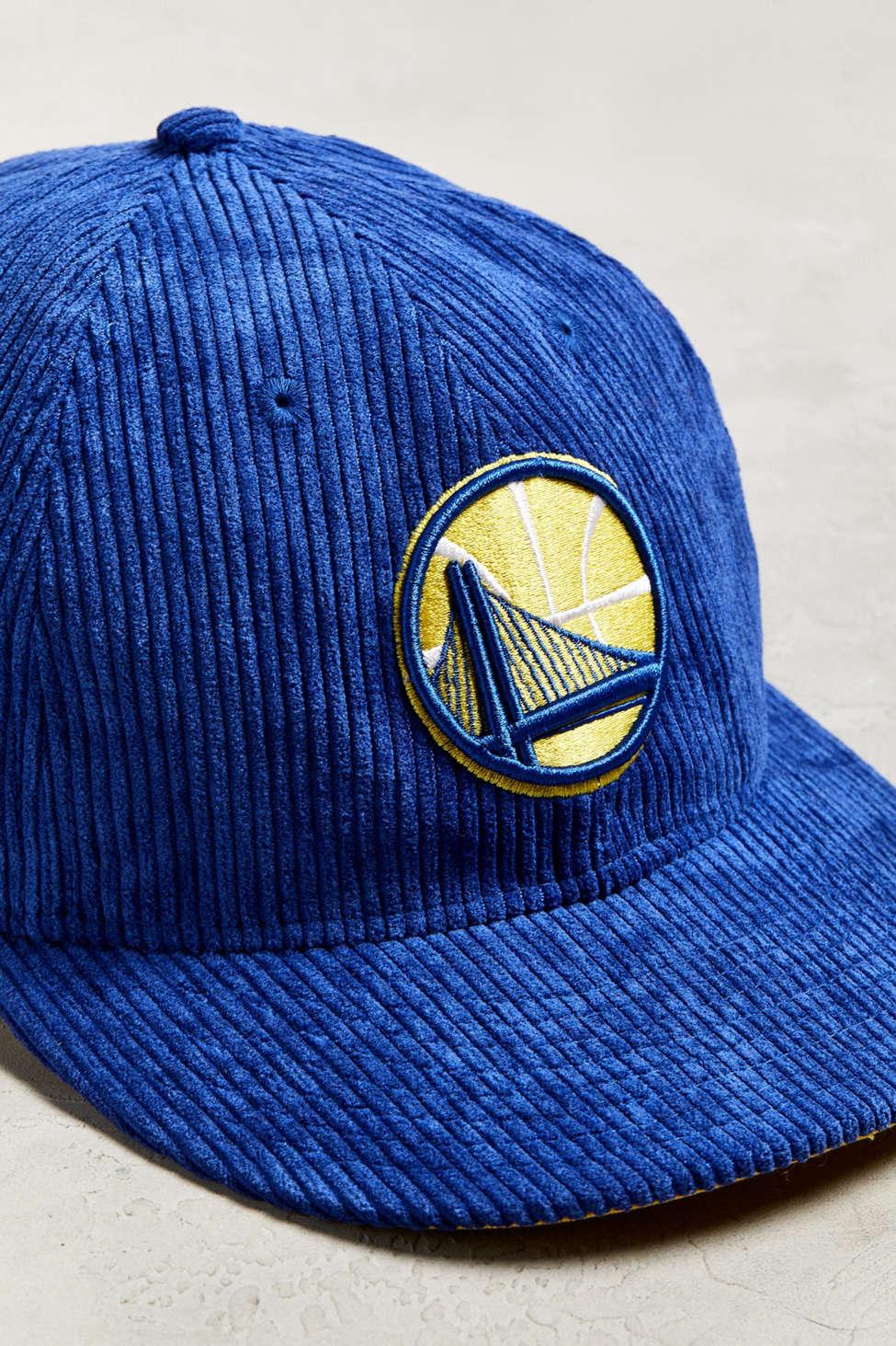 KTZ Golden State Warriors Retro Corduroy Snapback Hat in Blue for Men | Lyst