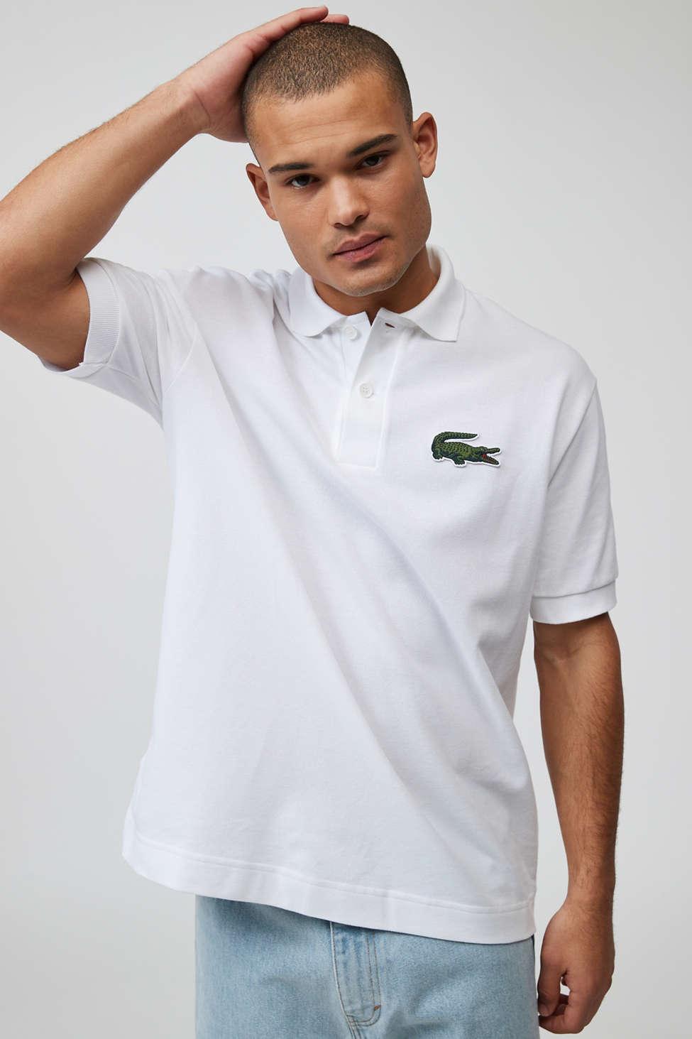 Croc '80s Polo Shirt in White for Men | Lyst
