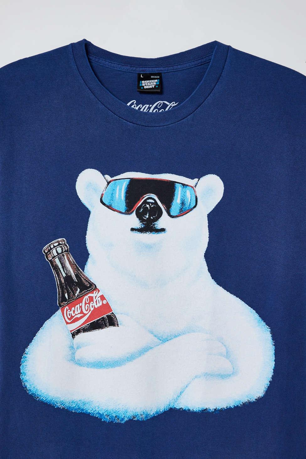 Urban Outfitters Screen Stars Uo Exclusive Coca-cola Tee In Navy,at in Blue  for Men | Lyst