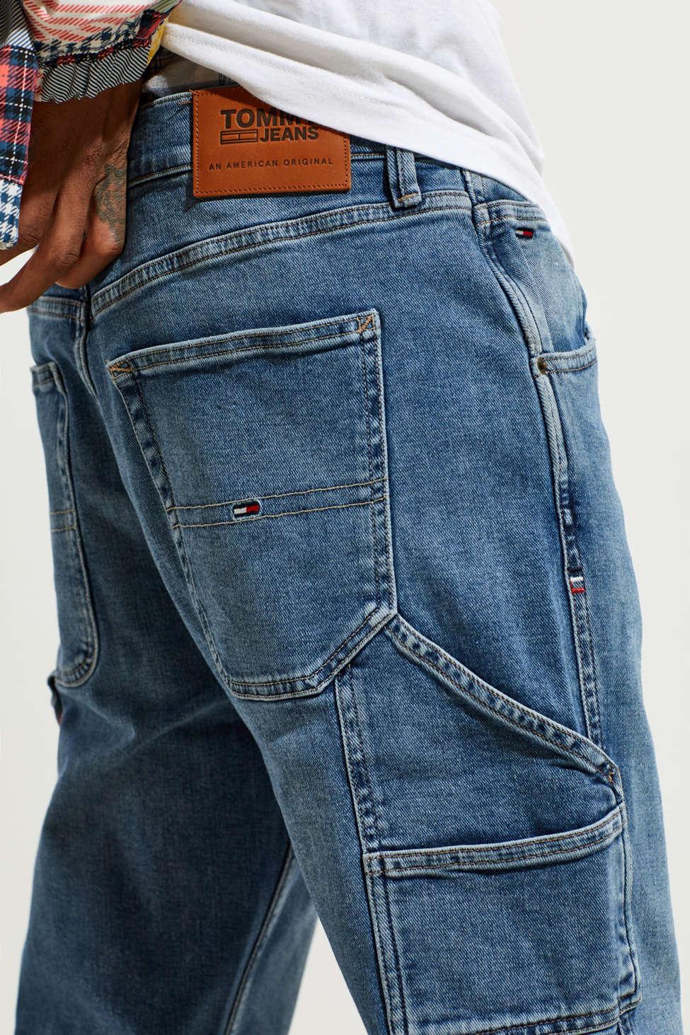 tommy jeans tapered carpenter jean