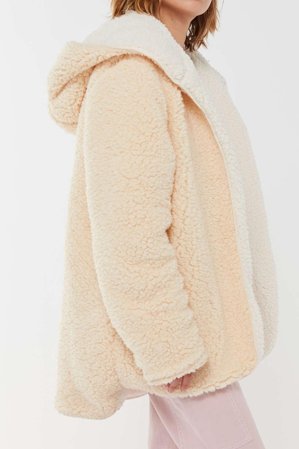Uo Carmella Reversible Hooded Teddy 