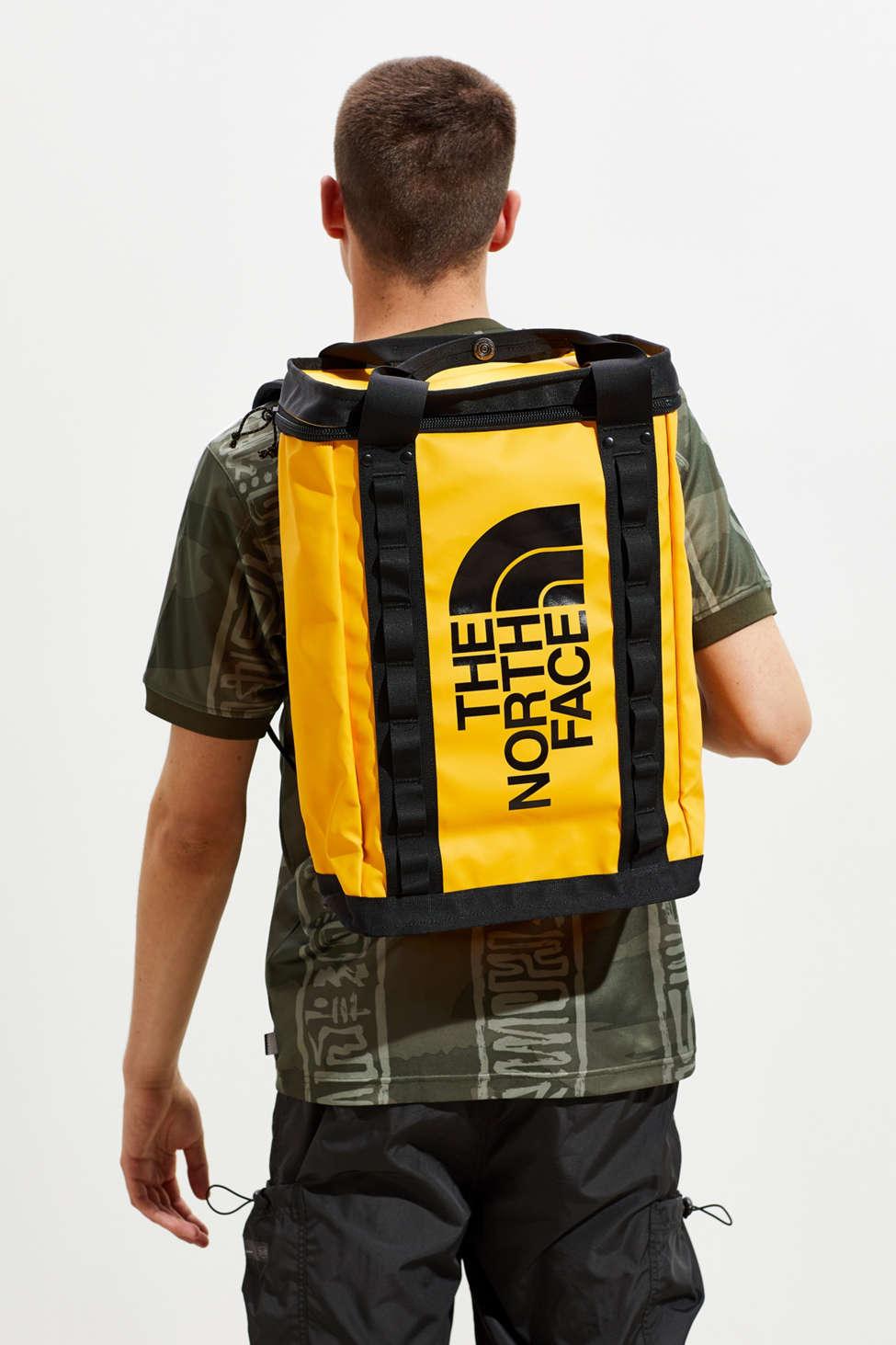 The North Face Explore Fuse Box Large Backpack in Yellow for Men - Lyst