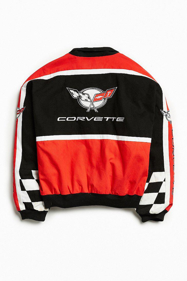 Urban Outfitters Vintage Nascar Corvette Jacket in Red for Men | Lyst