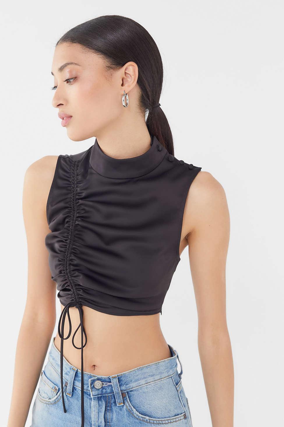 Urban Outfitters Black Crop Top